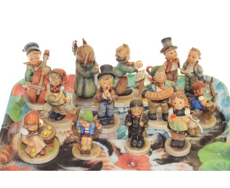 Twelve Hummel figures