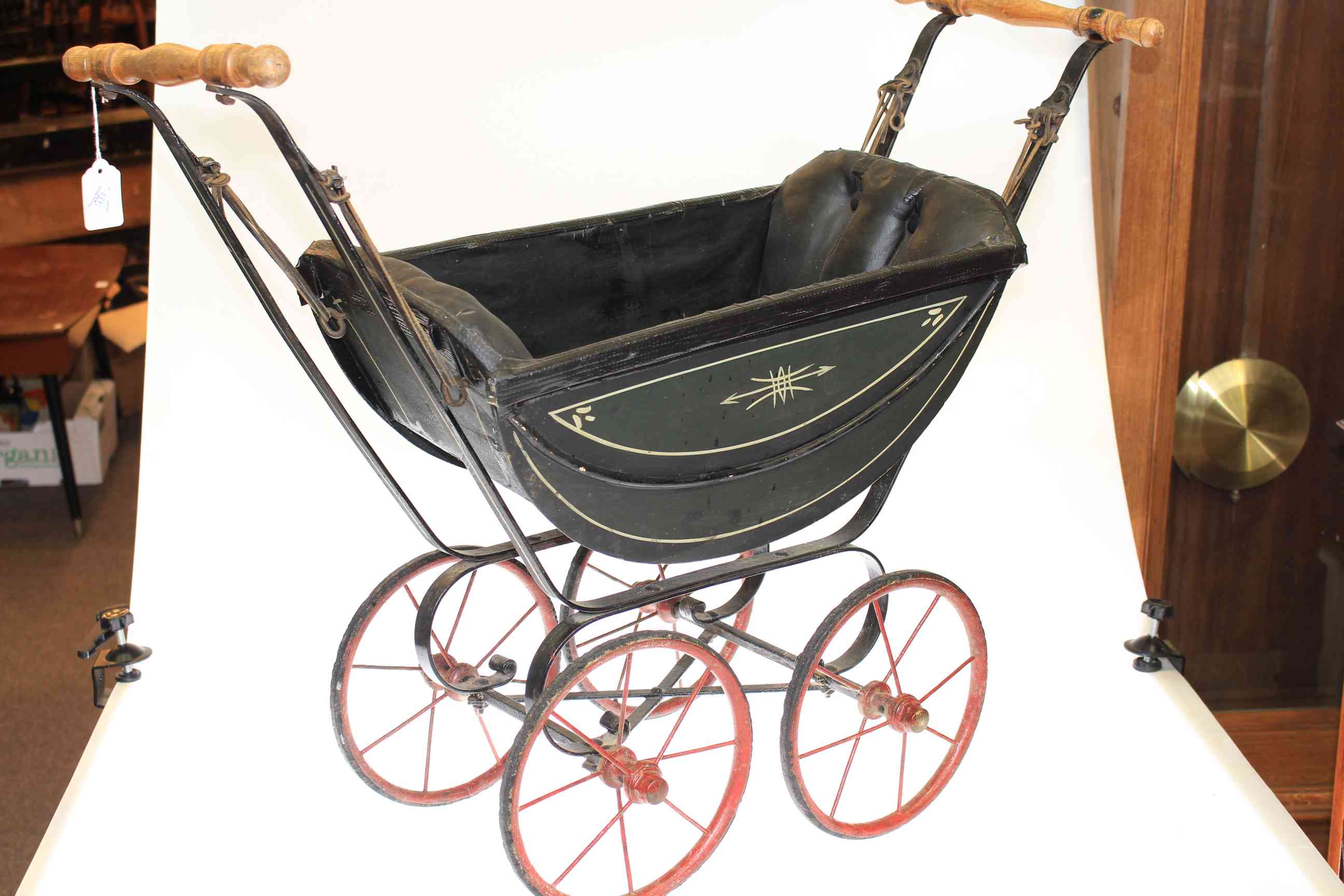 Old fashioned dolls' pram