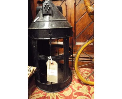 A vintage trench lantern 