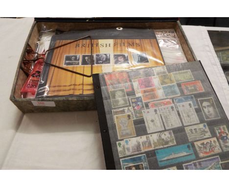 Four stamp albums of the Commonwealth 