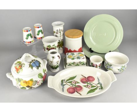A Collection of Portmeirion China to Comprise Sophie Conran Plates, Pomona Dish, Tureen, Botanic Garden etc 