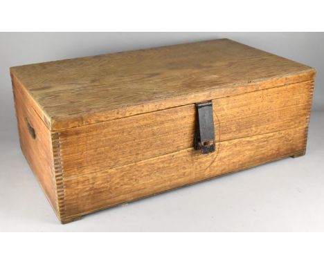 A Vintage Plywood Toolbox, 71cms Wide 