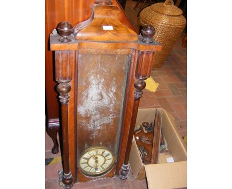 A Viennese wall clock in pieces  