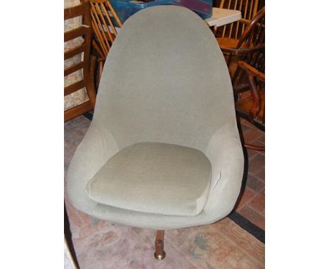 A vintage mid century 1960's Greaves & Thomas Egg Chair 