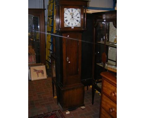 A 19th century 30 hour long case clock by Claridge of Stroud, with date aperture CONDITION REPORT H - 198cmW - 51cmD - 24cm