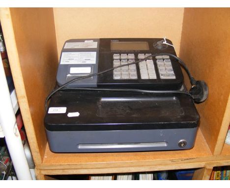A Casio electronic cash register 