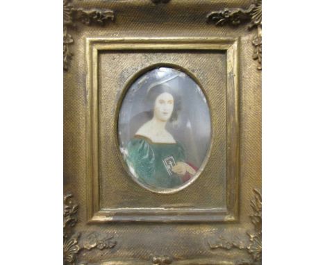 A 19th century portrait miniature, signed Cooper