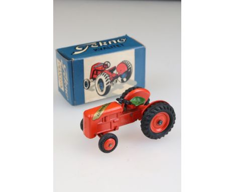 Boxed Tekno 460 Ferguson Tractor in red in vg condition with gd box 