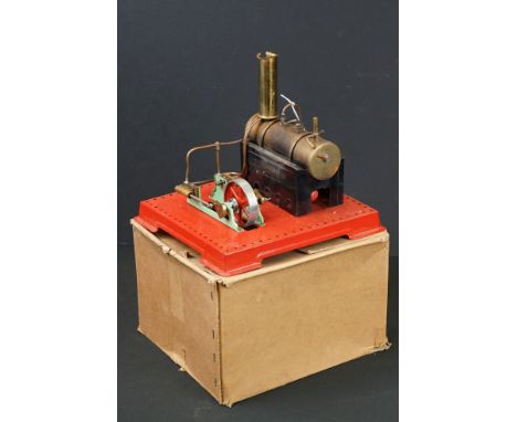 Boxed Mamod SE3 Twin Cylinder Superheated Steam Engine, in a good used condition, box a little tatty 