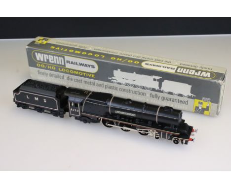 Boxed Wrenn OO gauge W2241 4-6-2 Duchess of Hamilton locomotive, with Wrenn leaflet 