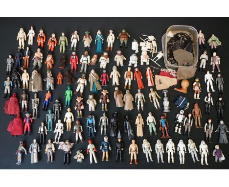 Stars Wars - 98 Original figures to include Snowtrooper, General Madine, Biker Scout, Bespin Security Guard, Tie Fighter Pilo