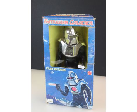 Boxed Mattel Battlestar Galactica 2537 Cylon Centurion figure, figure appearing ing gd overall condition, box poor-fair with 