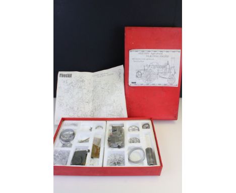 Boxed Wills Finecast Allchin Agricultural Traction Engine Precision Cast Metal Kit 3/8 to 1 foot, with instructions, contents