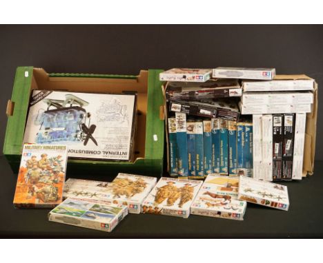 30 Boxed plastic model kits featuring 10 x Italeri (German Tank Crew, Church Door, German AfrikaKorps, Field Tool Shop), 10 x