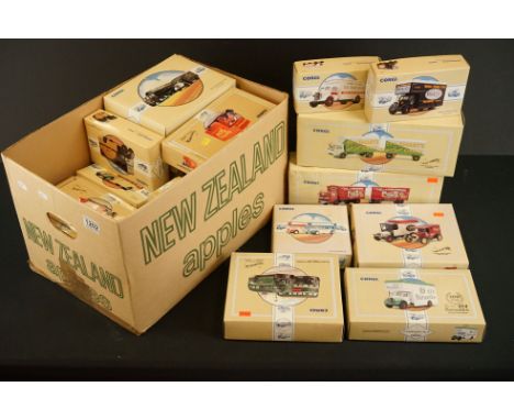 27 Boxed Corgi Classics Commercials From Corgi diecast models with certificates, to include the Terry's of York Thornycroft v