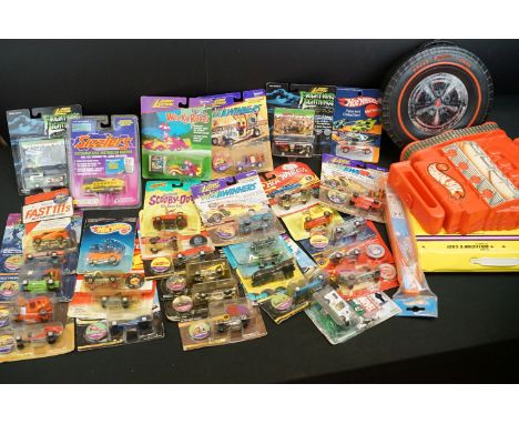 30 Carded diecast models to include 1980s Mattel Hot Wheels and various Johnny Lightning featuring Wacky Winners, Frightening