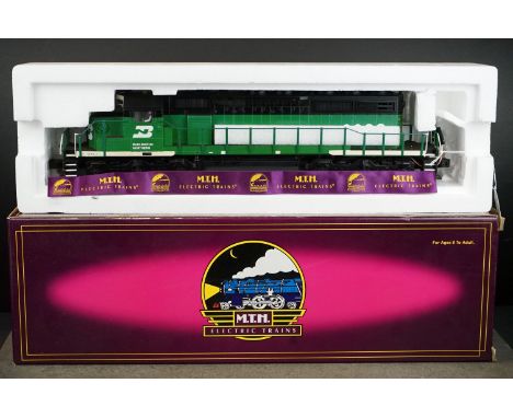 Boxed MTH Electric Trains O gauge 20-2217-1 EMD DS40-2 Diesel Burlington Northern Cab no 6928 Proto-Sound locomotive 