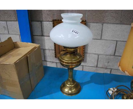 BRASS OIL LAMP  
