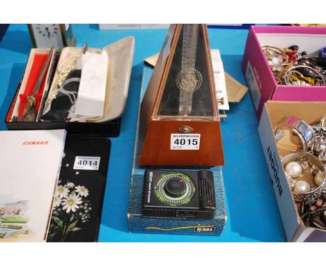 MECHANICAL METRONOME, QUARTZ METRONOME, 2 TUNING FORKS &amp; TREBLE RECORDER 