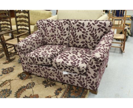 Leaf patterned sofa