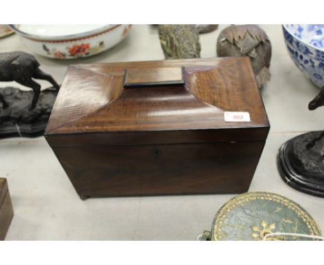 Large 19th century caddy form stationery box