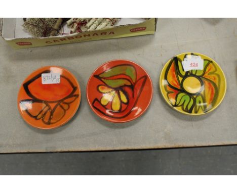 3 Poole Delphis dishes
