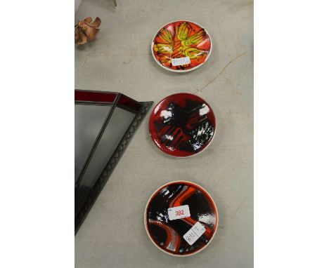 3 Poole Delphis dishes