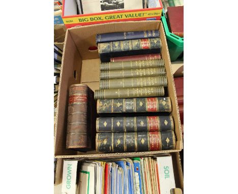 Box of steam engine & mechanics books