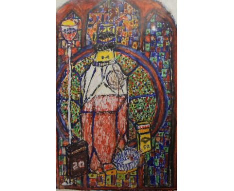 Myles JonesAlcoholics RepentanceMixed mediatogether with a collection of paintings and prints
