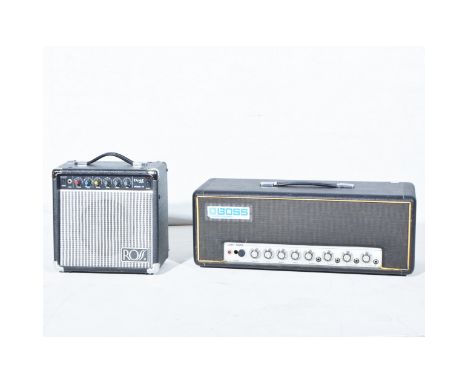 Ross model 10 guitar amplifier along with a Laney Sound Systems amplifier, (2).