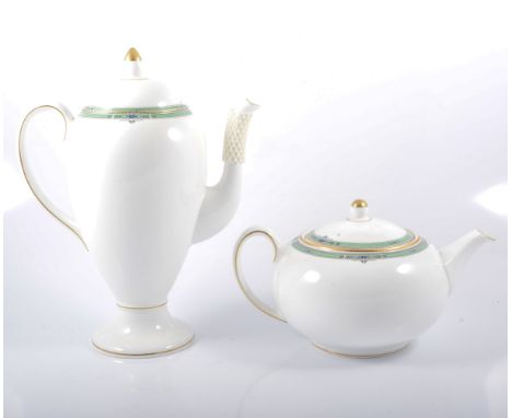 Wedgwood 'Jade' pattern tea, coffee and dinner service.