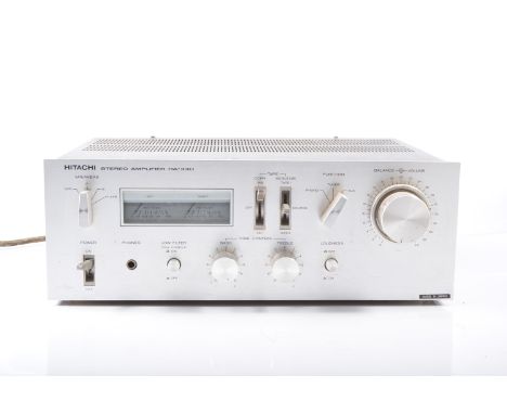 Hitachi HA-330 stereo integrated amplifier. 