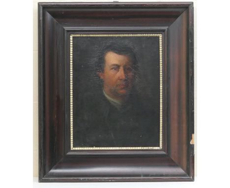 English School (early 19th Century), Portrait of a gentleman in a brown jacket, quarter length, oil on canvas, 50cm x 40cm 