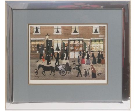 Helen Layfield Bradley (1900-79), 'Hot Pies now ready', lithograph in colours, signed in pencil to the margin, with blind sta