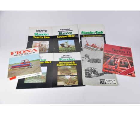 Selection of Tractor and Machinery Literature including mixed and Standen items. (8)