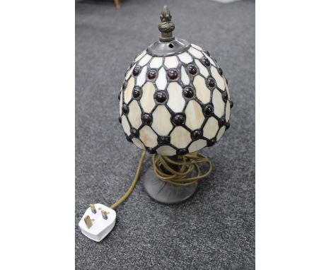 A Tiffany style table lamp with shade 