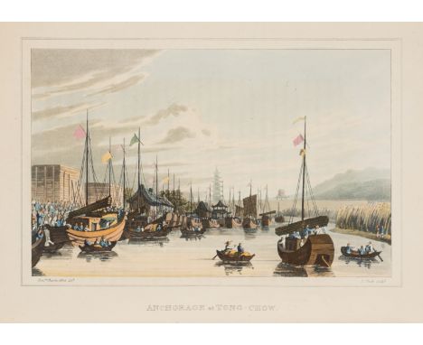 China.- Ellis (Henry) Journal of the Proceedings of the Late Embassy to China, first edition, portrait frontispiece, 7 hand-c