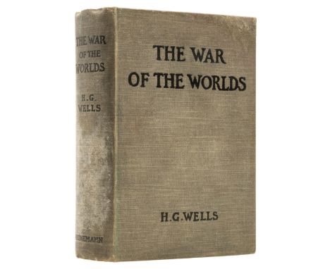 Wells (H.G.) The War of the Worlds, first edition,&nbsp;first issue with 16pp. publisher's catalogue at end dated 1897, half-