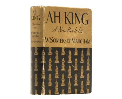 Maugham (William Somerset) Ah King, first edition, signed presentation inscription from the author to Fred Bason on front fre