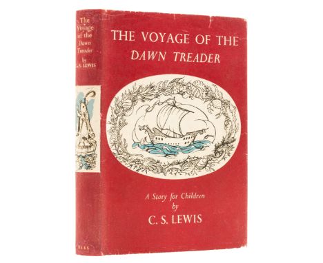 Lewis (C.S.) The Voyage of the Dawn Treader, first edition, small neat ink ownership inscription on map endpapers, faint ligh