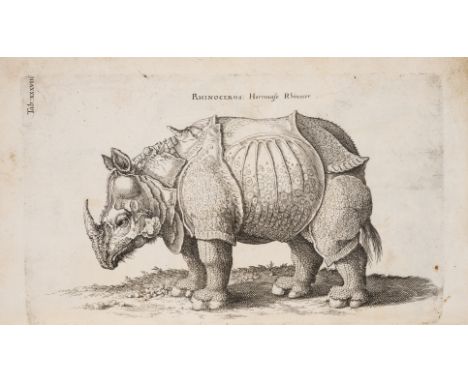 *** Please note, the description of this lot has changed *** Jonston (John) Historiae Naturalis de Quadrupetibus Libri, engra
