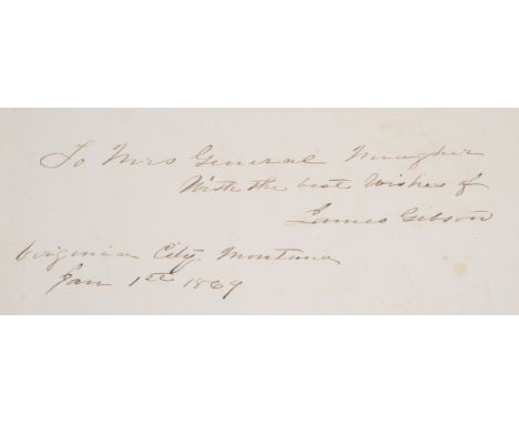 America.- Mathews (Alfred E.) Pencil Sketches of Montana, first edition, 31 tinted lithograph plates, of which 4 are folding,