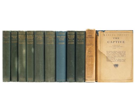Proust (Marcel) Remembrance of Things Past [A La Recherche Du Temps Perdu], 7 works in 11 vol., first English edition, transl