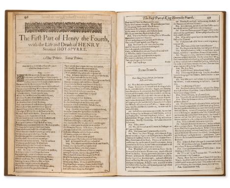 Introducing Falstaff.- Shakespeare (William) The First Part of Henry the Fourth, with the Life and Death of Henry, Sirnamed H
