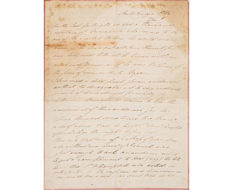 Napoleon.- Stopford Family.- Album containing a large quantity of autograph letters, manuscript material and ephemera relatin