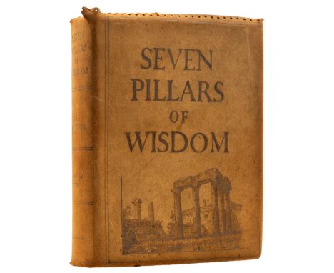 Lawrence (T.E.) Seven Pillars of Wisdom, first trade edition, spotting to first few pages, ownership inscription on front fre