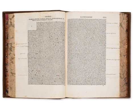 Campanus (Johannes Antonius, Bishop of Teramo) Opera, edited by Michael Fernus, collation: a b8 c4 d-o8 p10 A6 B-I8 K6 L M8 A