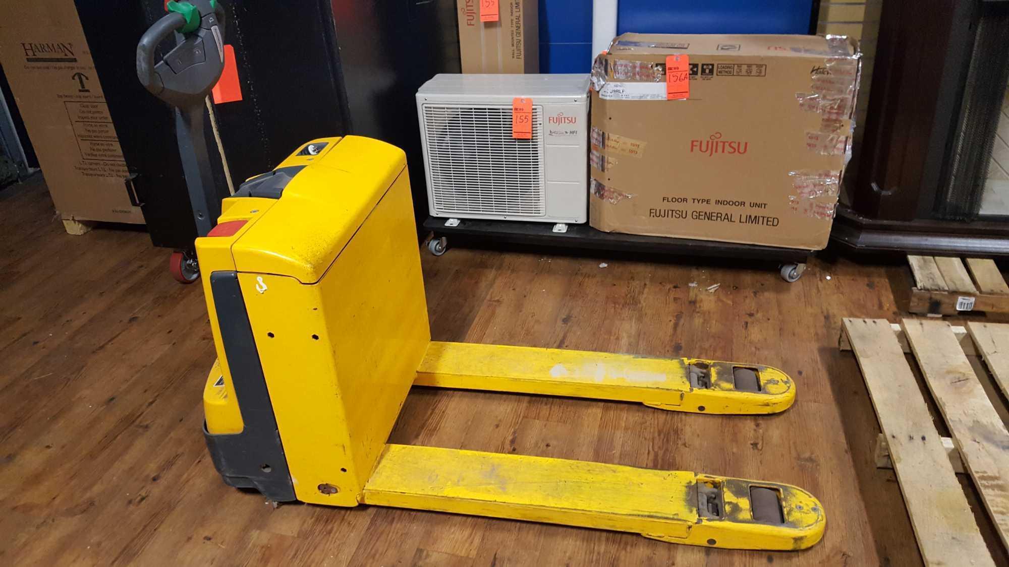 Jungheinrich EJE120 electric pallet jack, S/N 98111999, 24 volt, 4500
