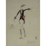 Property of the late Countess Haig: Italian School, mid-20th Century, a pair of Theatrical Costume
