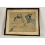 After Paul Gauguin (1848-1903), Martinican Women, coloured print, unsigned, numbered in pencil 355/